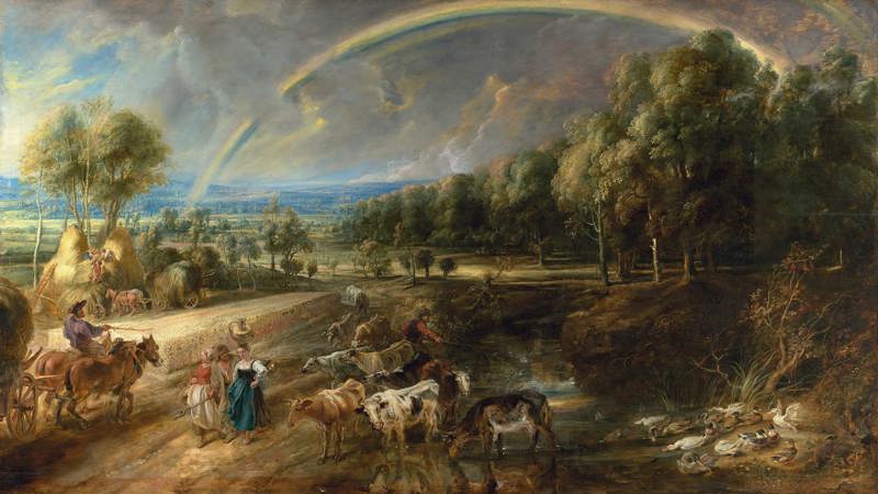 Peter Paul Rubens, The Rainbow Landscape, c. 1636 © Trustees of The Wallace Collection, London