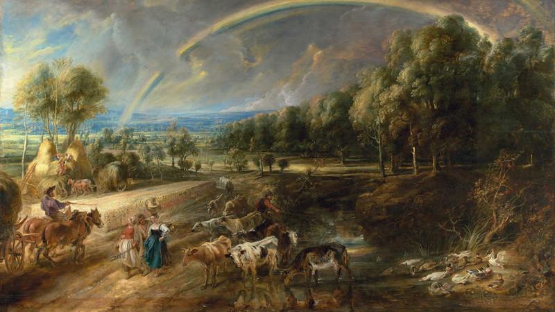 Peter Paul Rubens, The Rainbow Landscape, c. 1636 © Trustees of The Wallace Collection, London