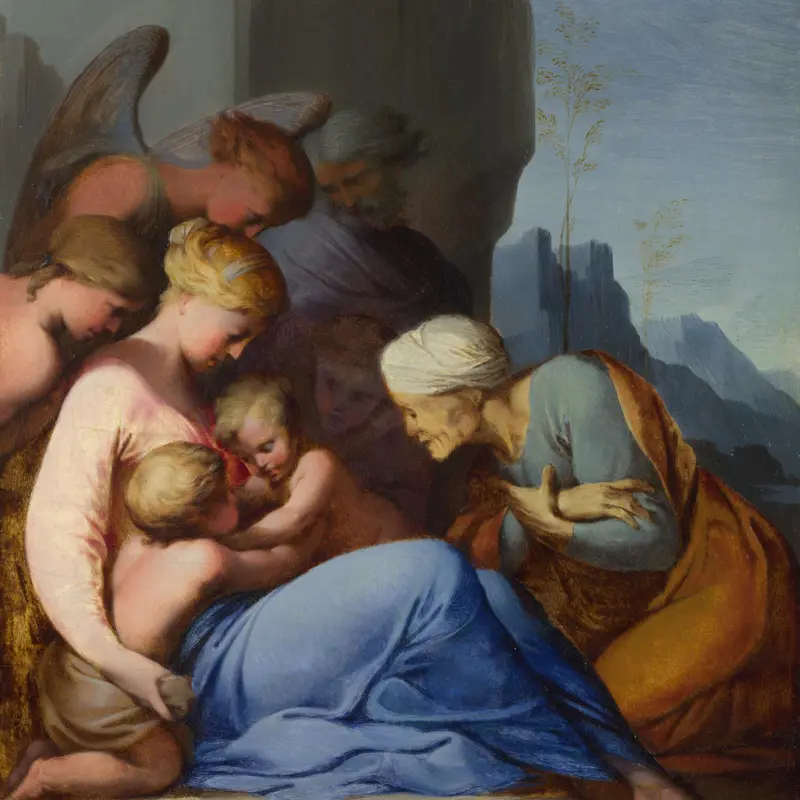 The Holy Family with Saints and Angels