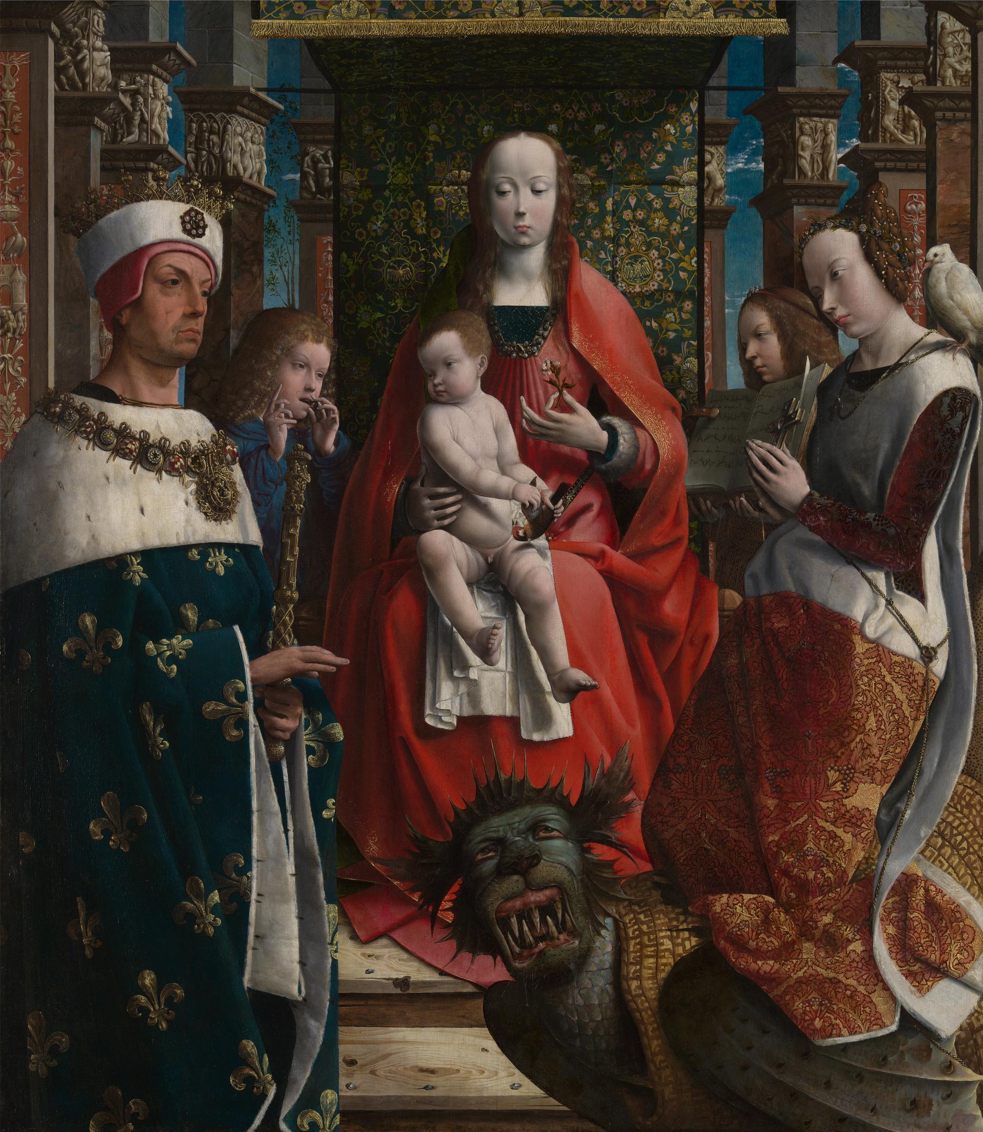 The Virgin and Child with Saints Louis and Margaret