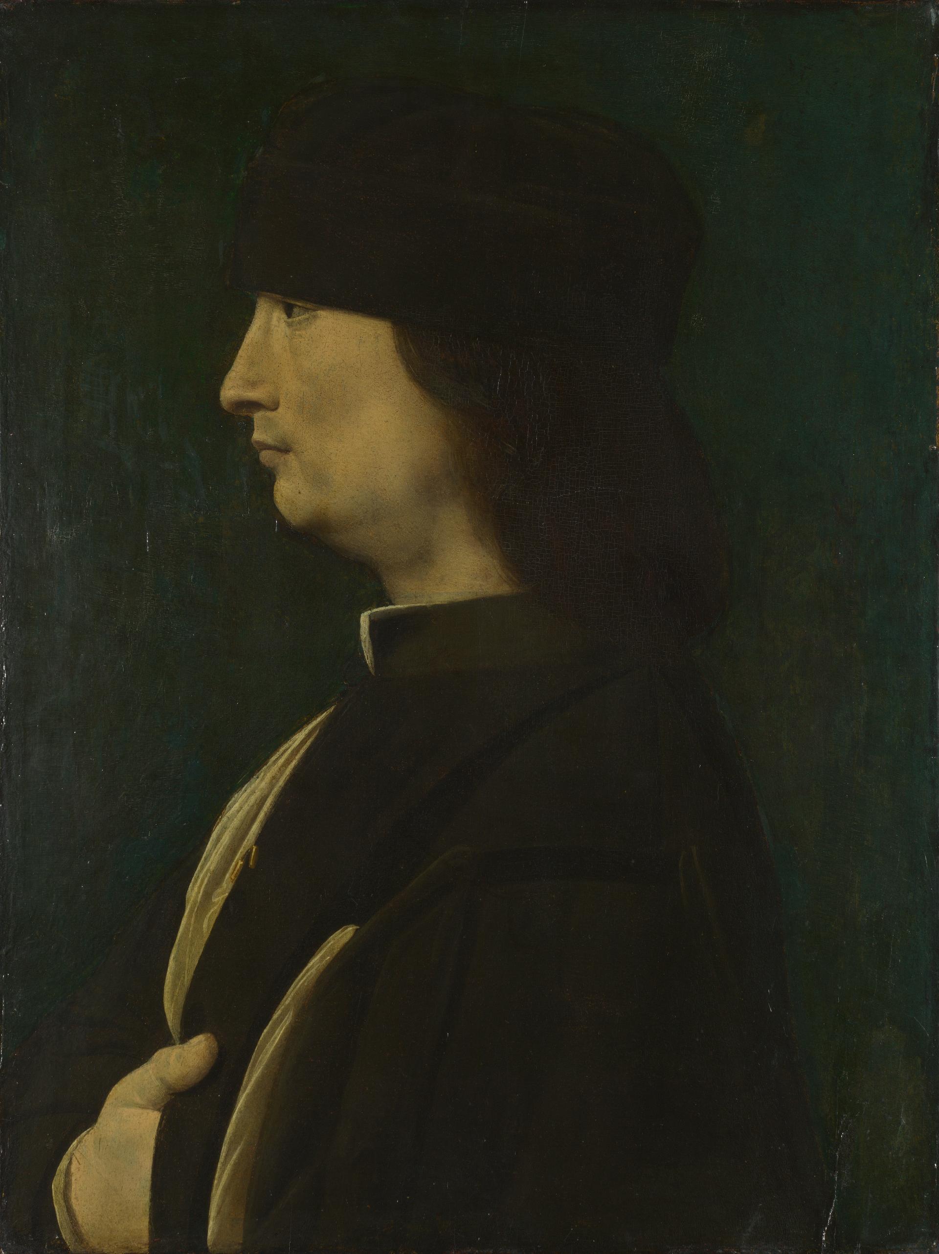 Portrait of a Man in Profile