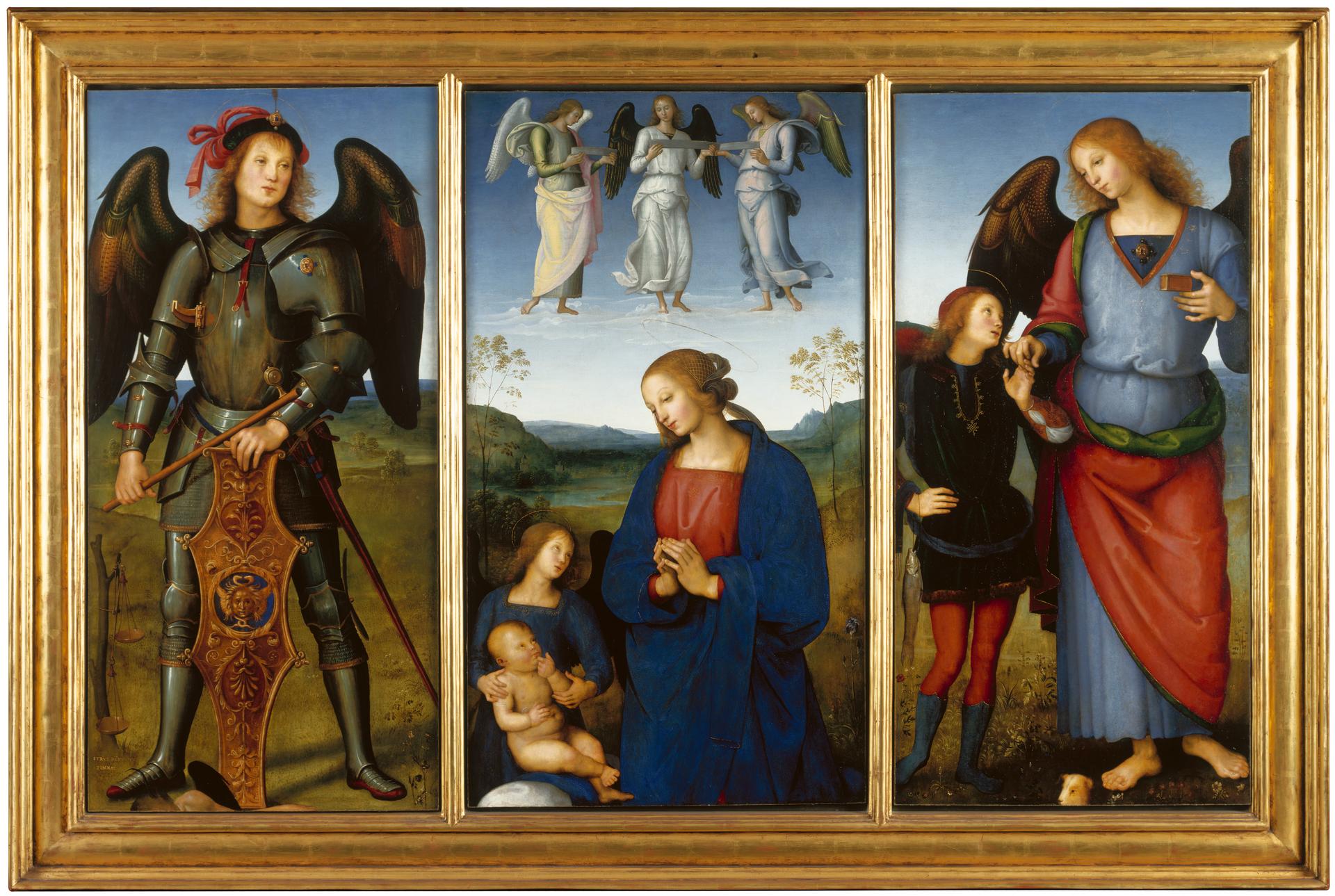 Three Panels from an Altarpiece, Certosa