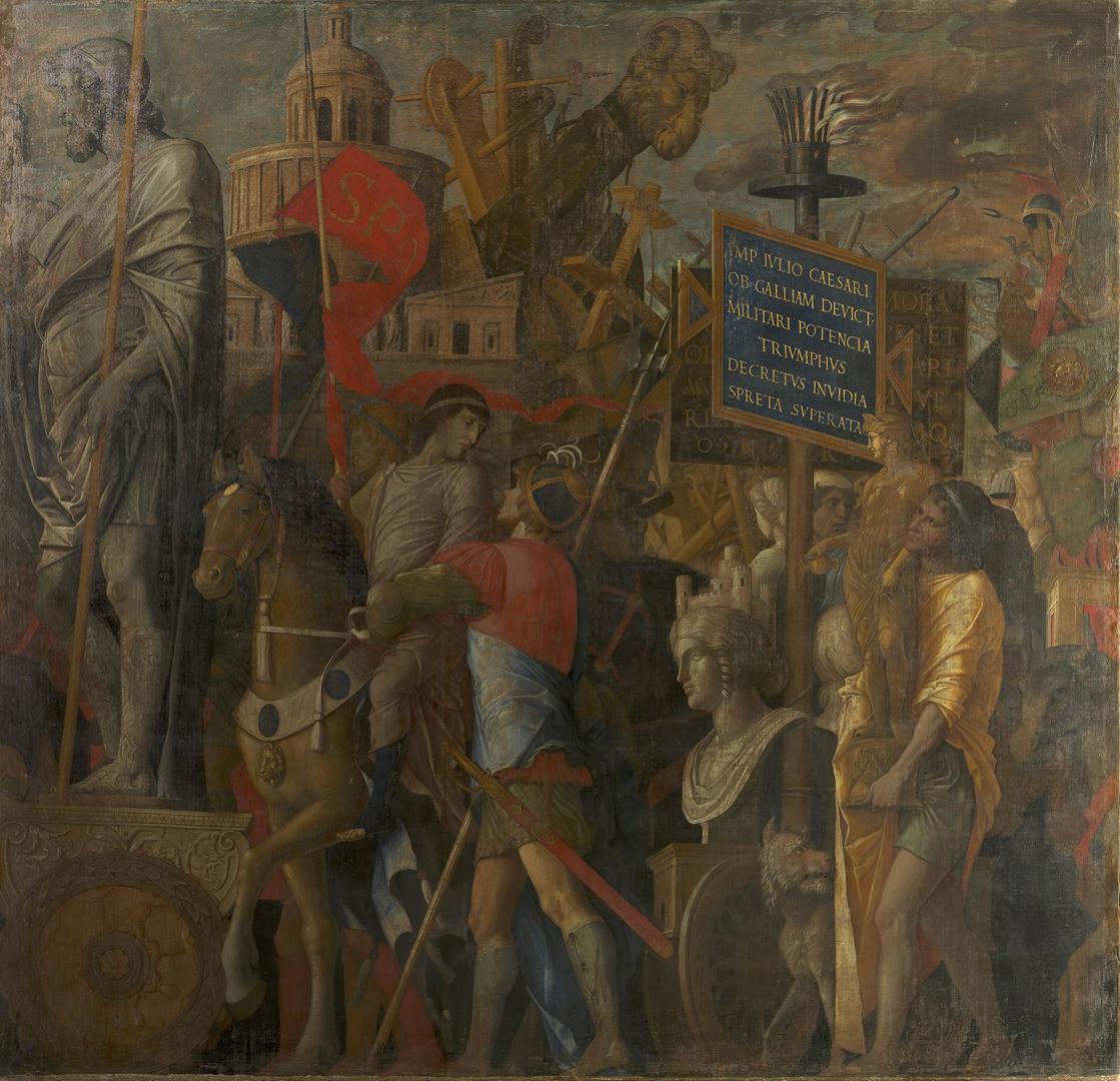 The Triumphs of Caesar: 2, The Triumphal Carts by Andrea Mantegna