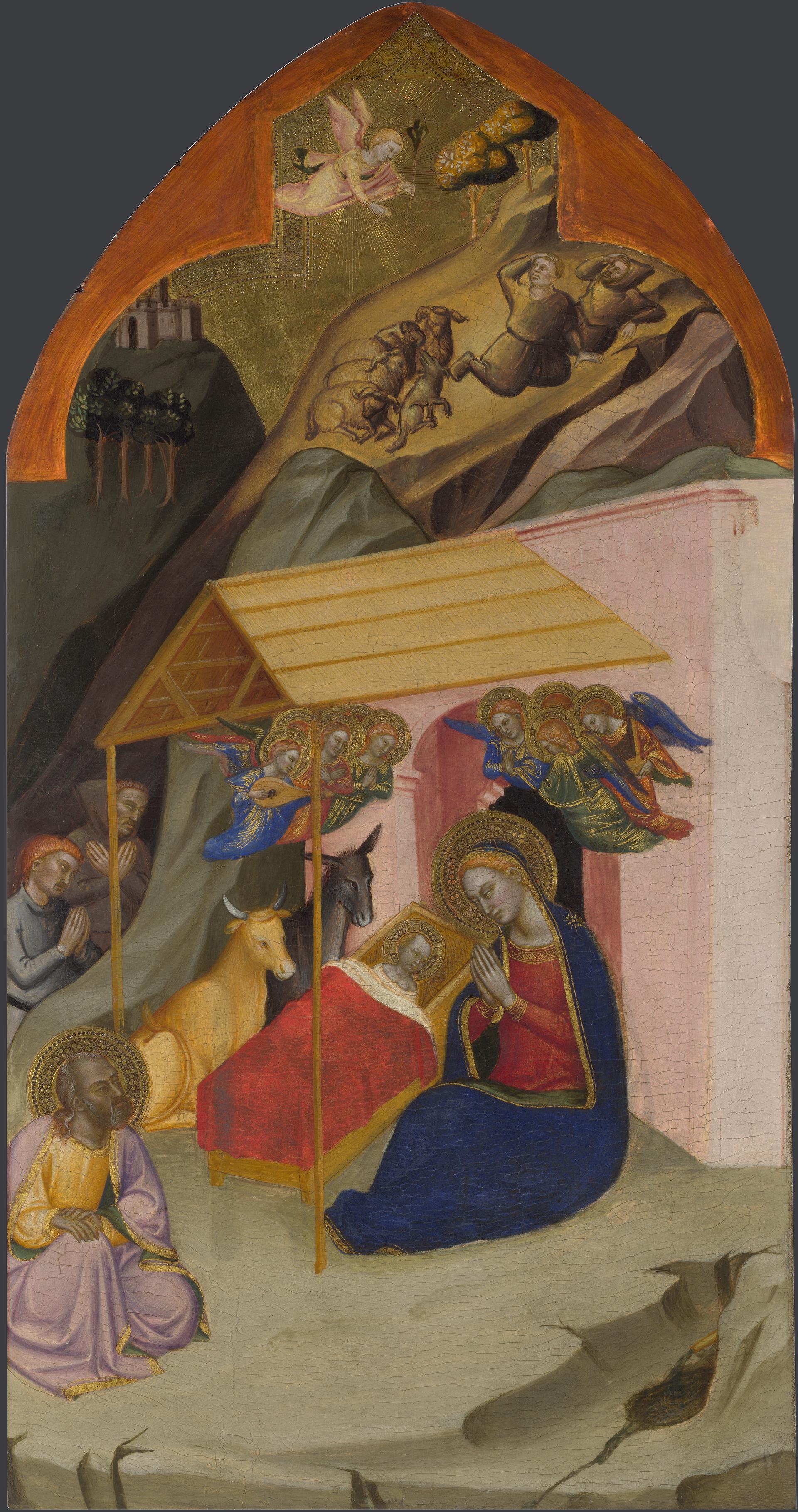 The Nativity with the Annunciation to the Shepherds