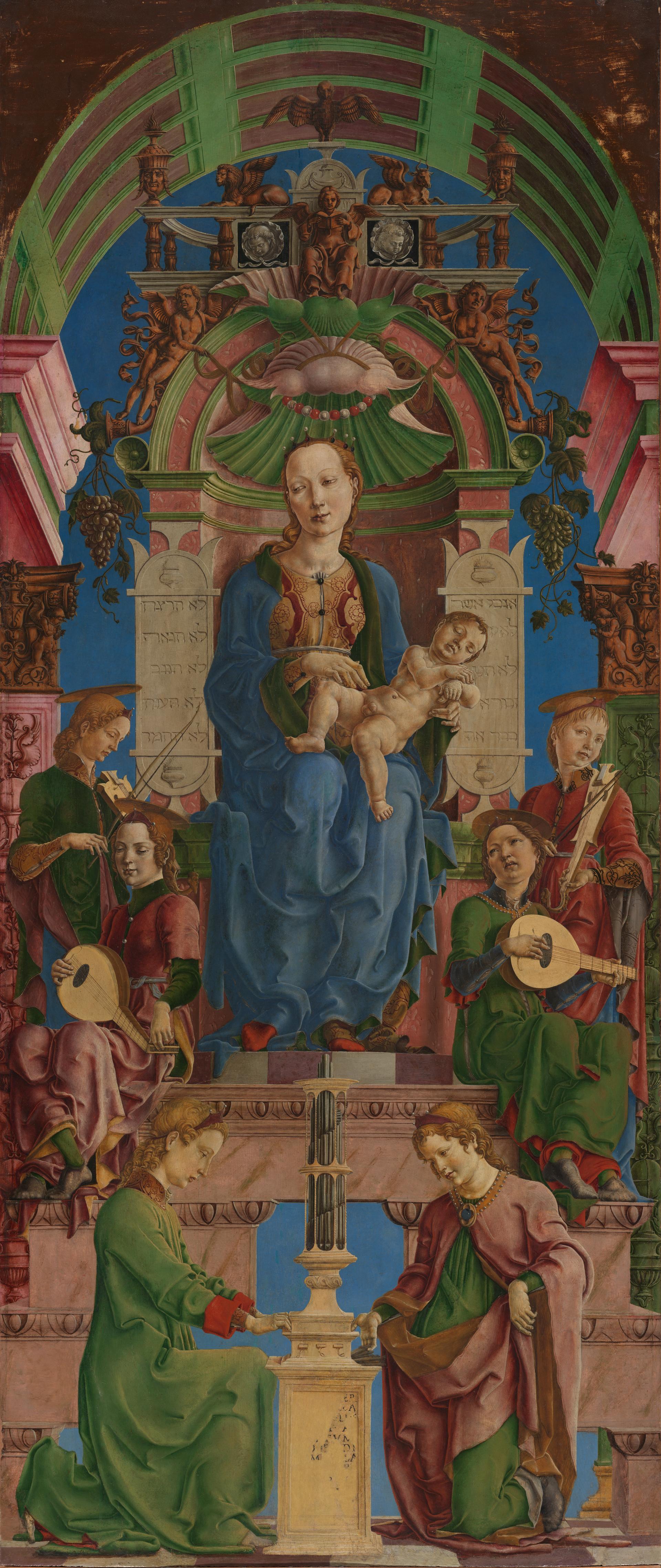 The Virgin and Child Enthroned