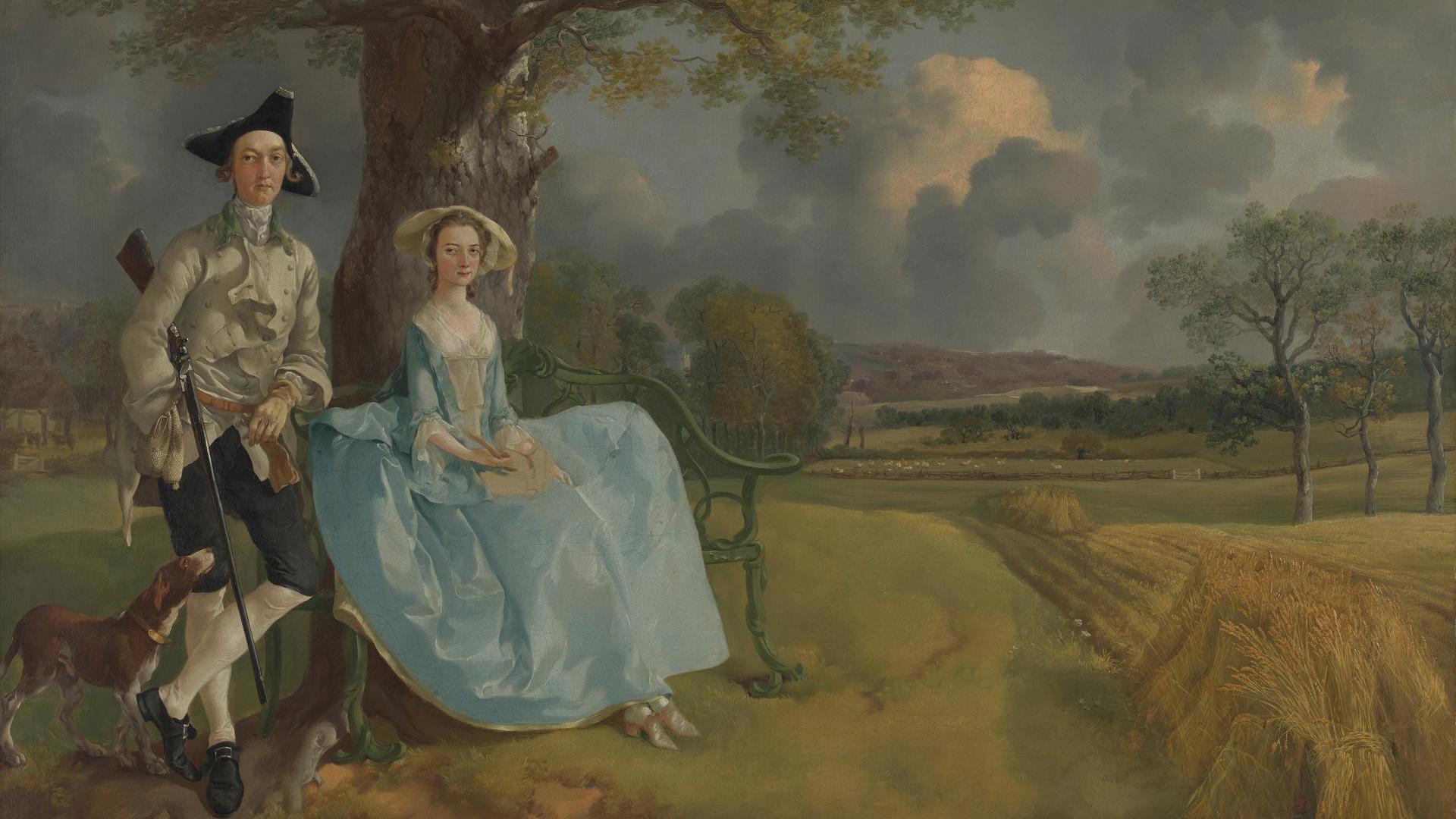 Mr and Mrs Andrews by Thomas Gainsborough