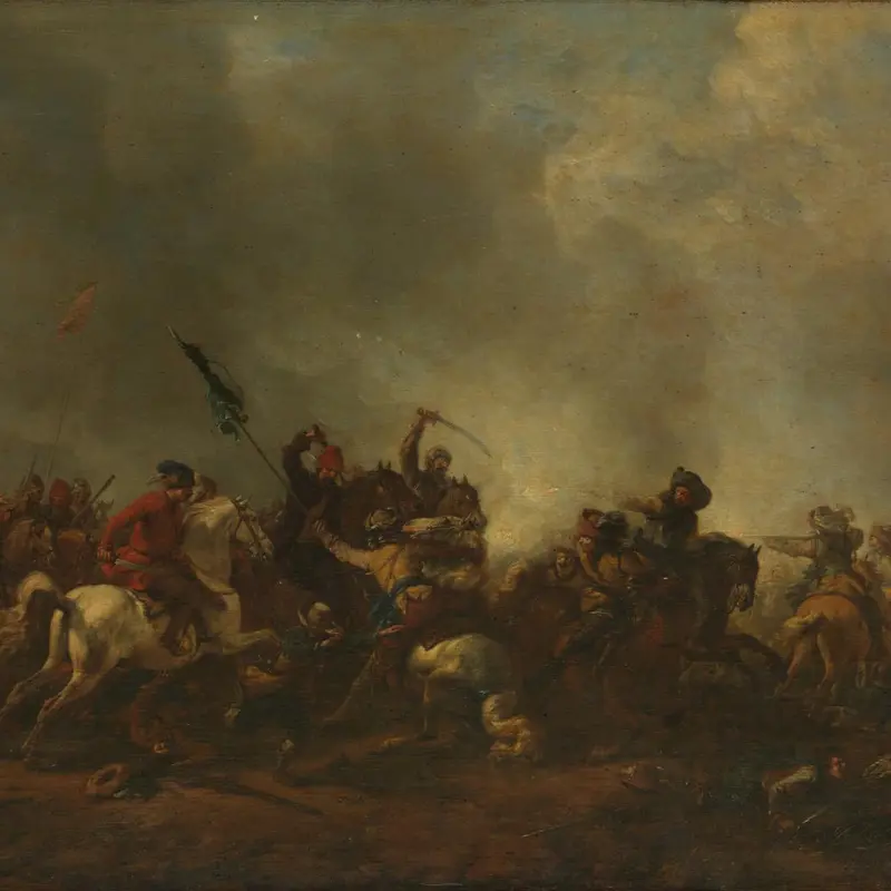 Cavalry attacking Infantry