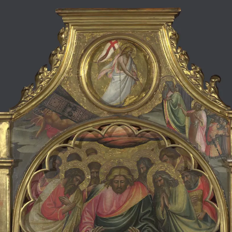 The Descent into Limbo: Roundel above Centre Panel