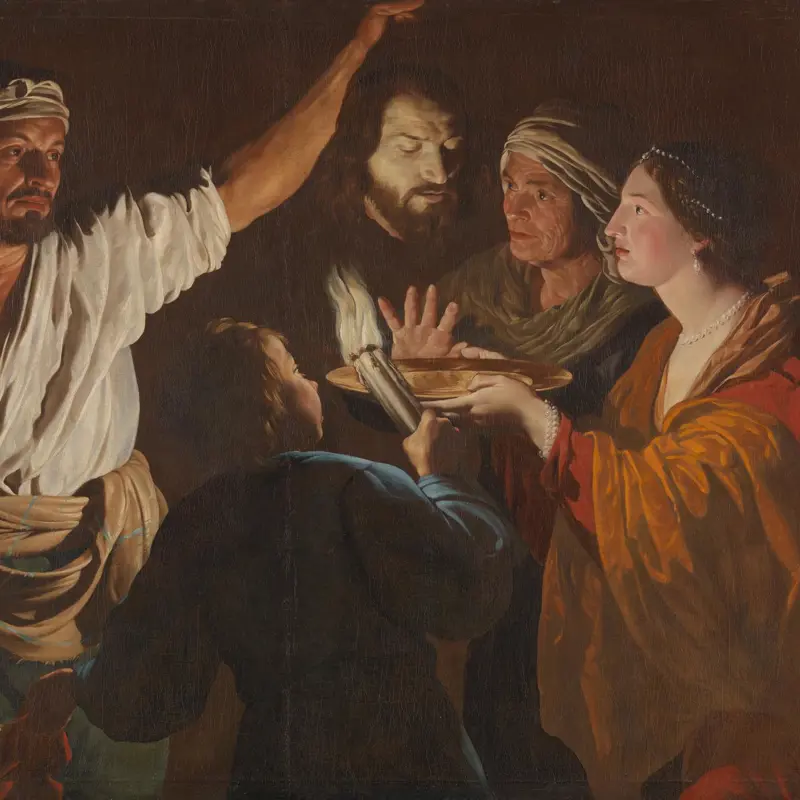 Salome receives the Head of John the Baptist