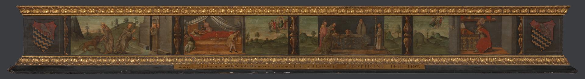 Scenes from the Life of Saint Jerome: Predella