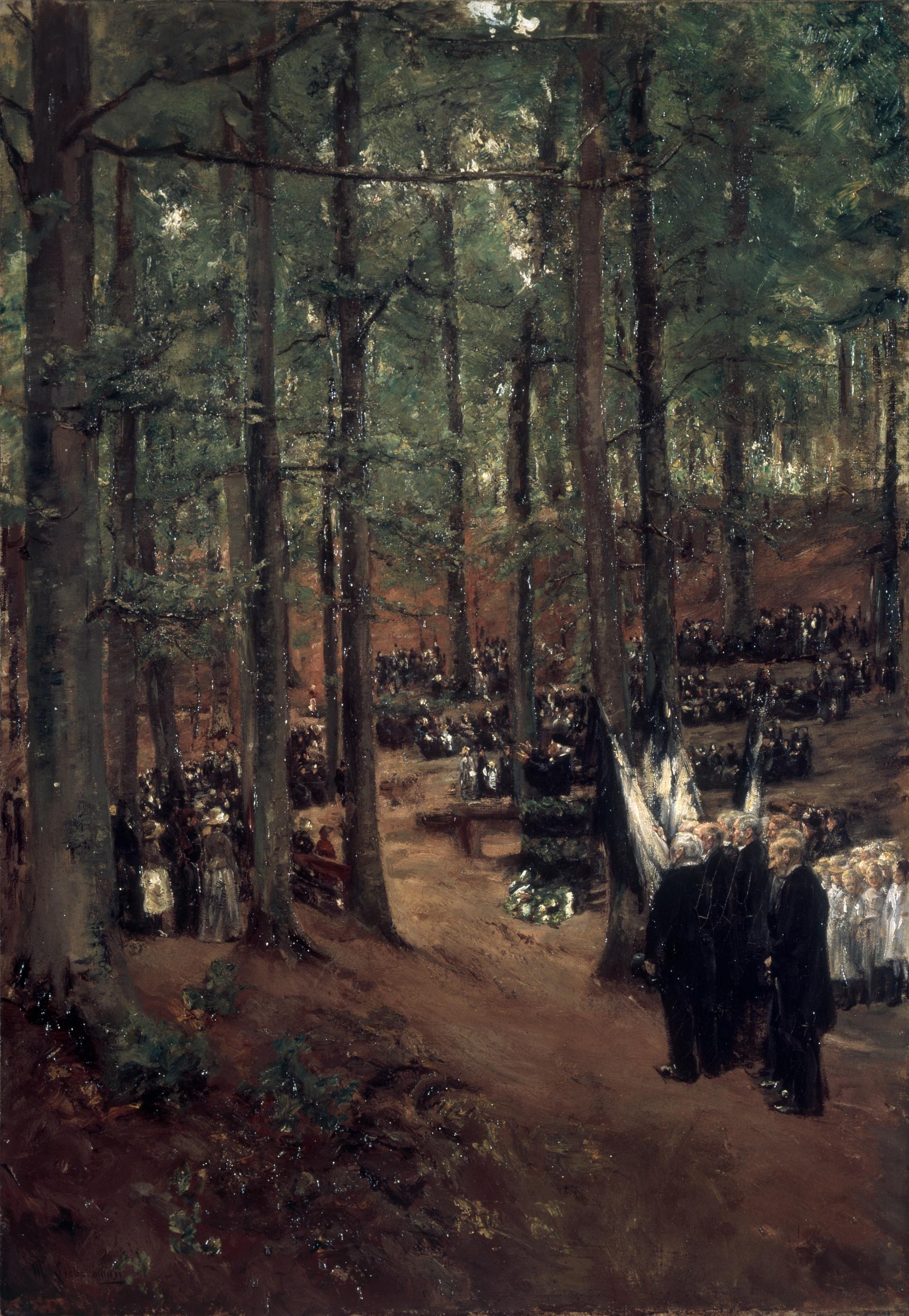 Memorial Service for Kaiser Friedrich at Kösen
