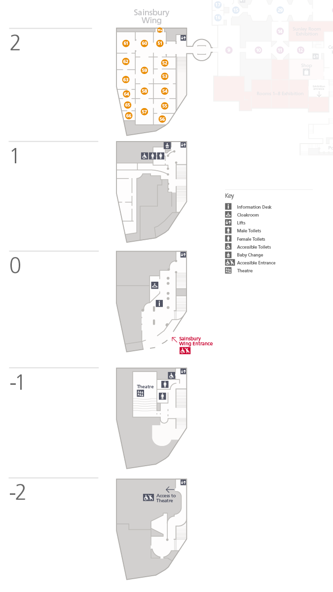 Sainsbury Wing | Floorplans | National Gallery, London