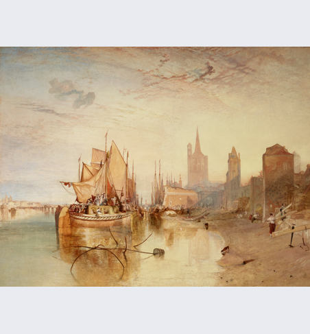 Joseph Mallord William Turner, 'Cologne, the Arrival of a Packet-Boat: Evening', 1826. The Frick Collection, New York © The Frick Collection, New York / photo Michael Bodycomb