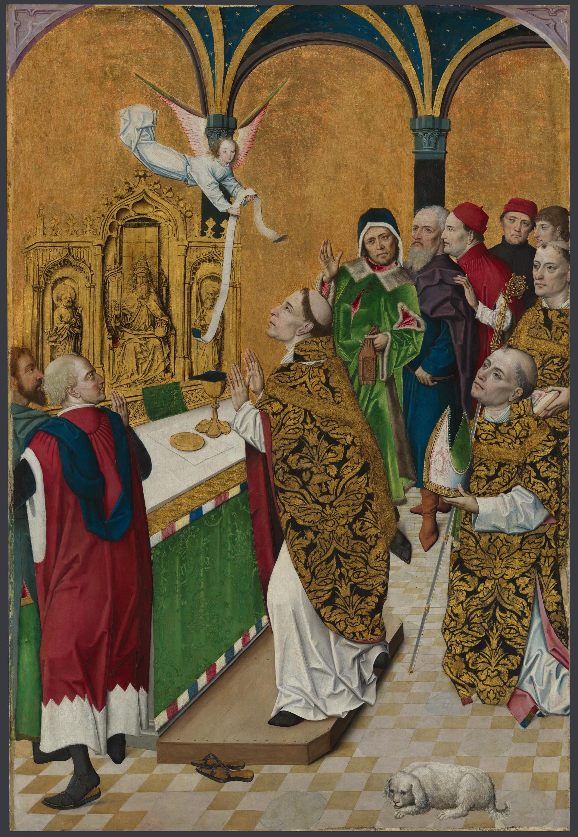 The Mass of Saint Hubert: Right Hand Shutter