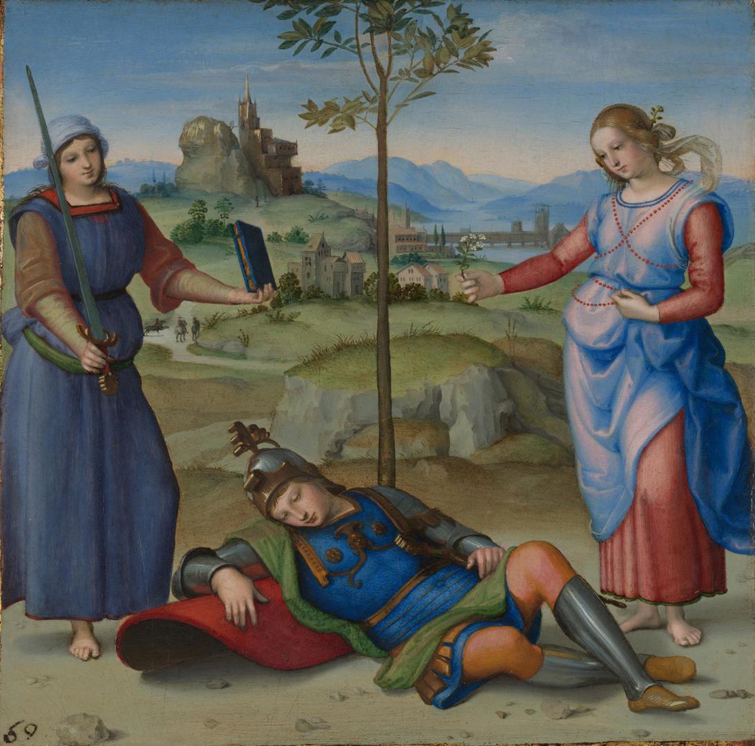 The Dream of a Knight by Raphael