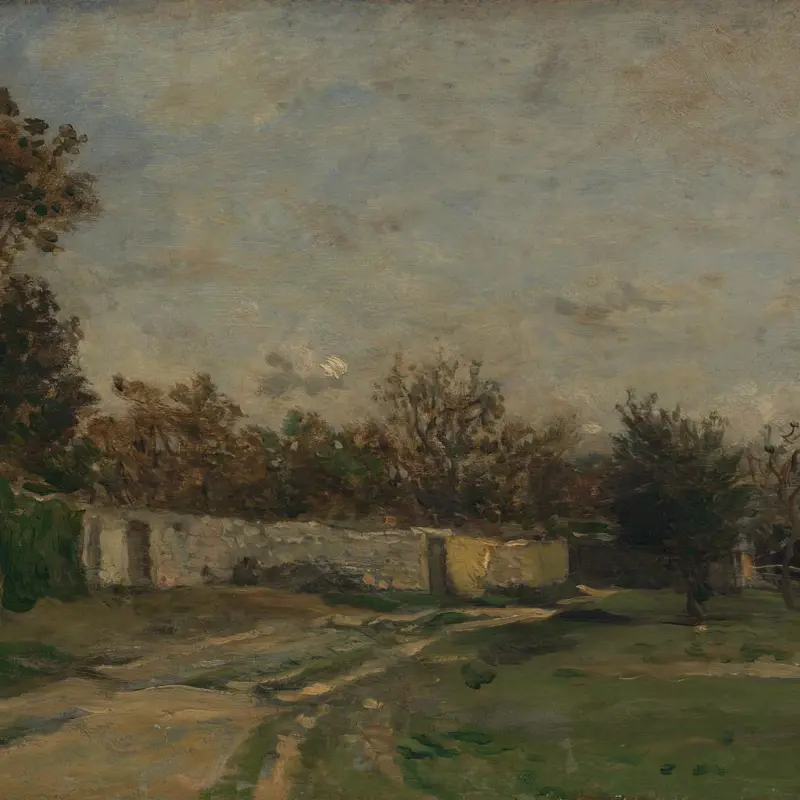 The Garden Wall, Auvers-sur-Oise