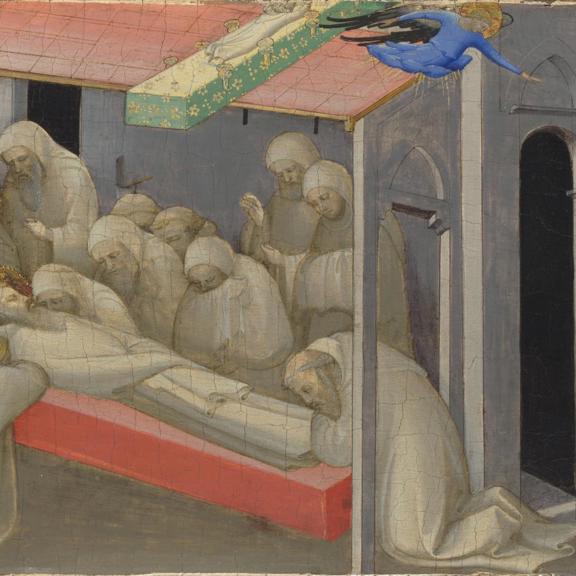 The Death of Saint Benedict: Predella Panel