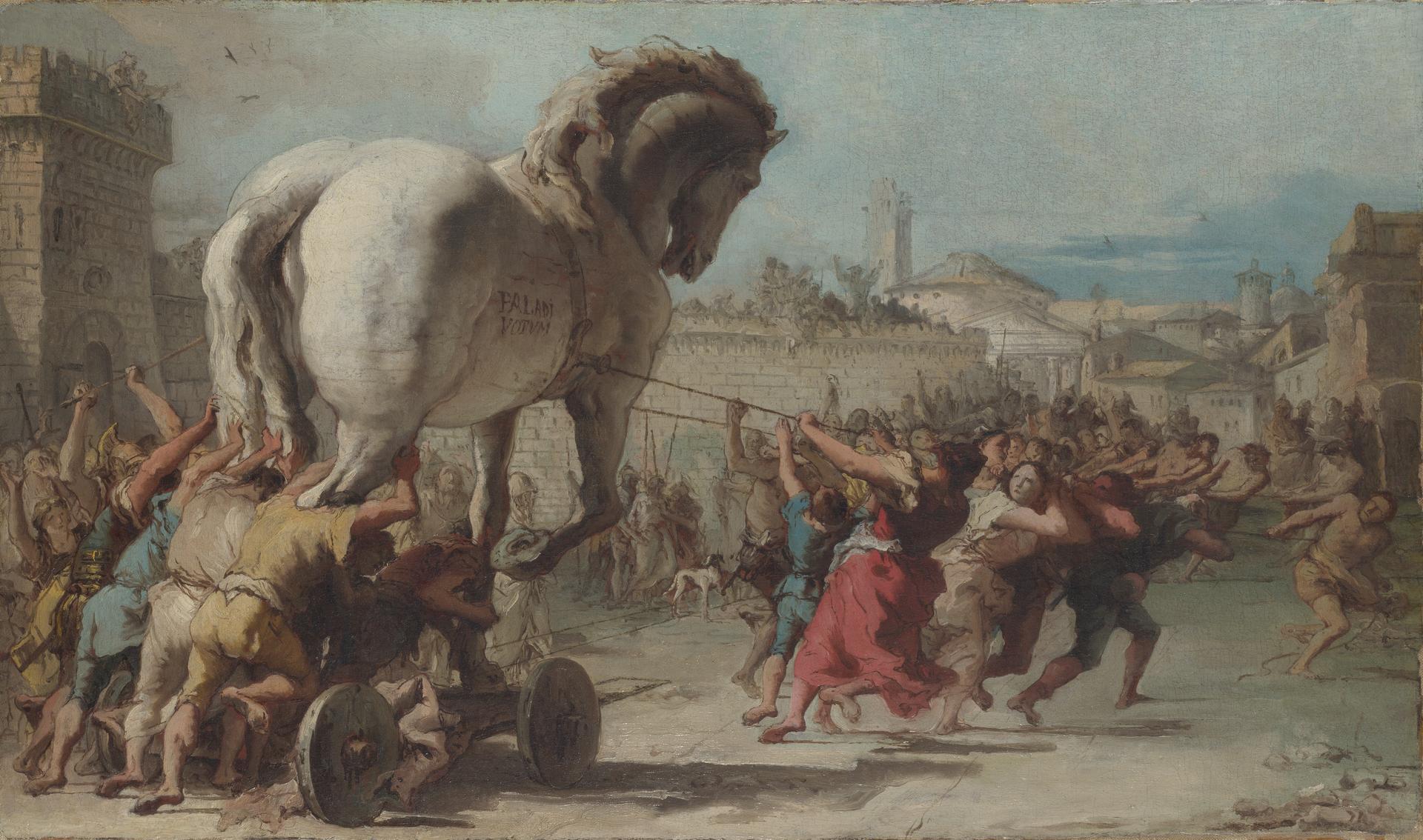The Procession of the Trojan Horse into Troy