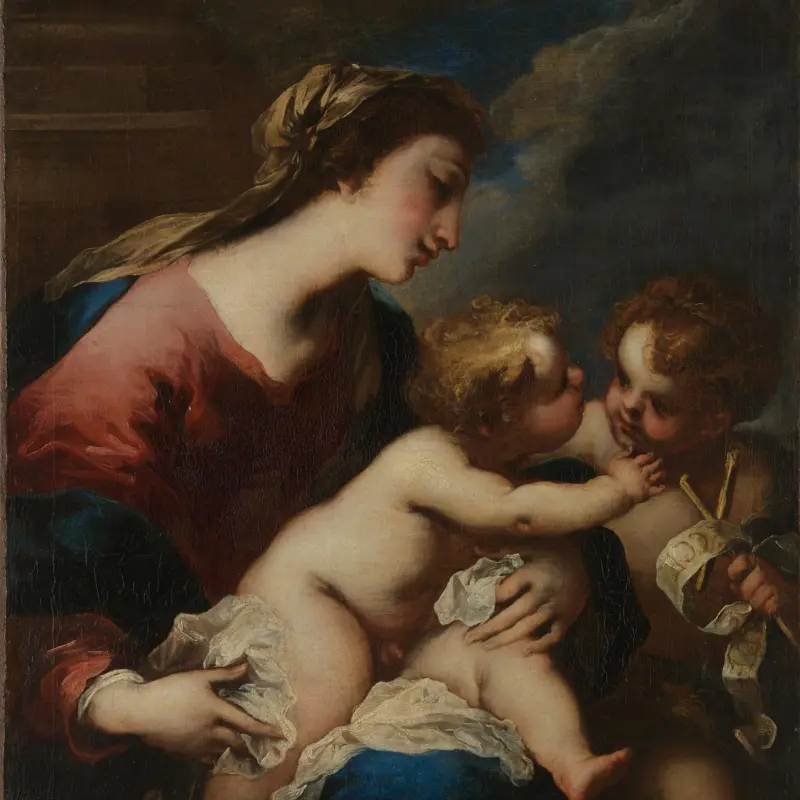 The Virgin and Child with Saint John the Baptist