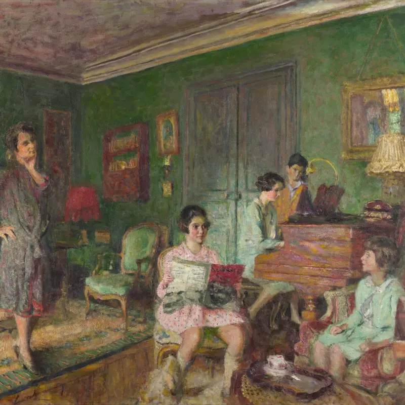 Madame André Wormser and her Children