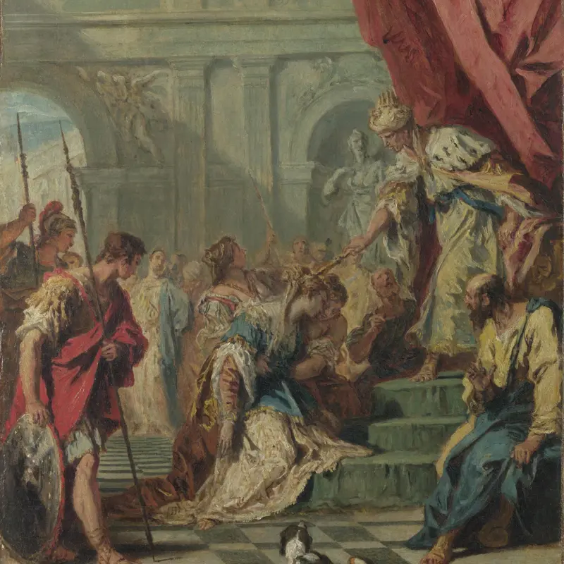 Esther before Ahasuerus