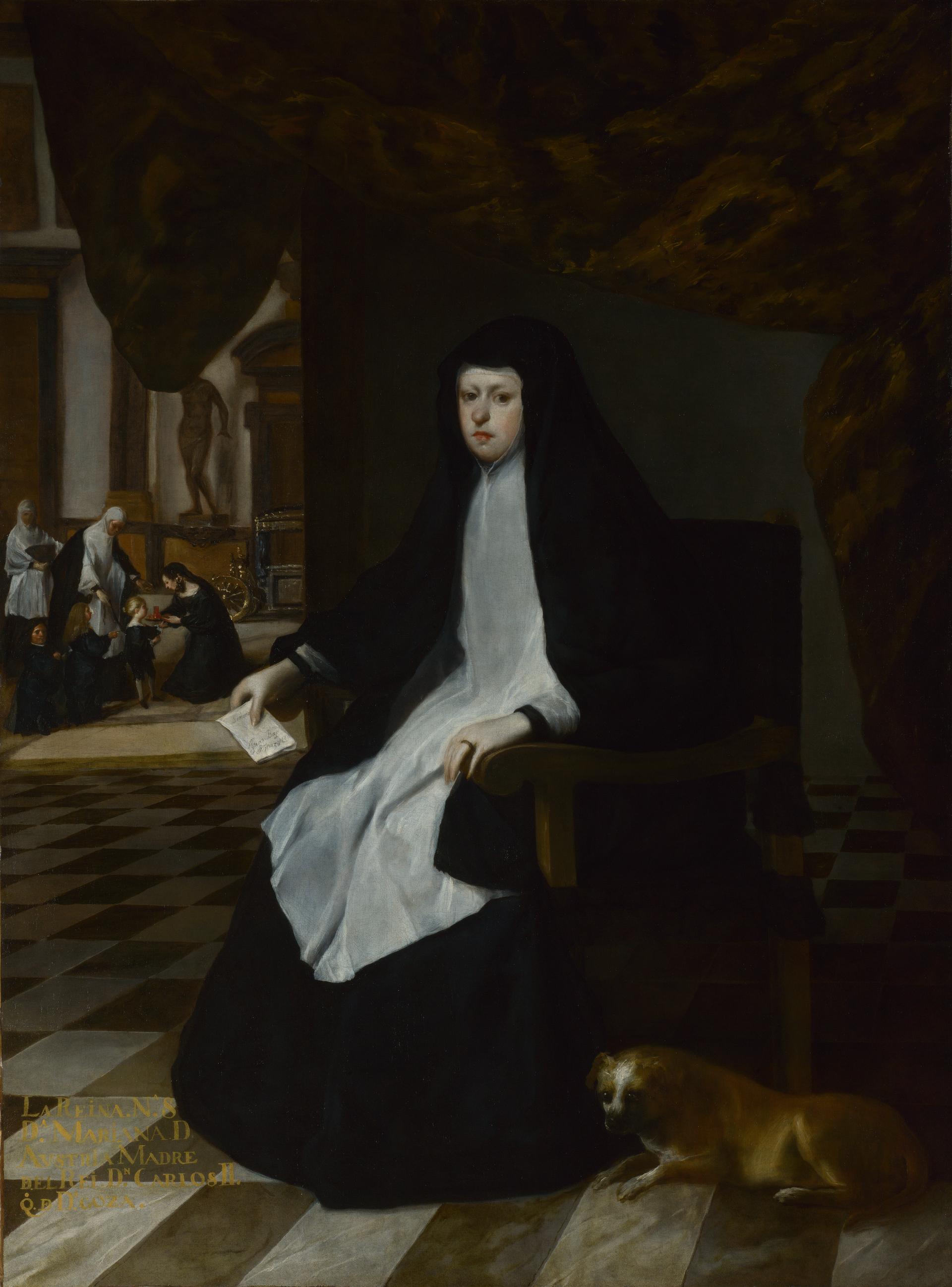 Queen Mariana of Spain in Mourning