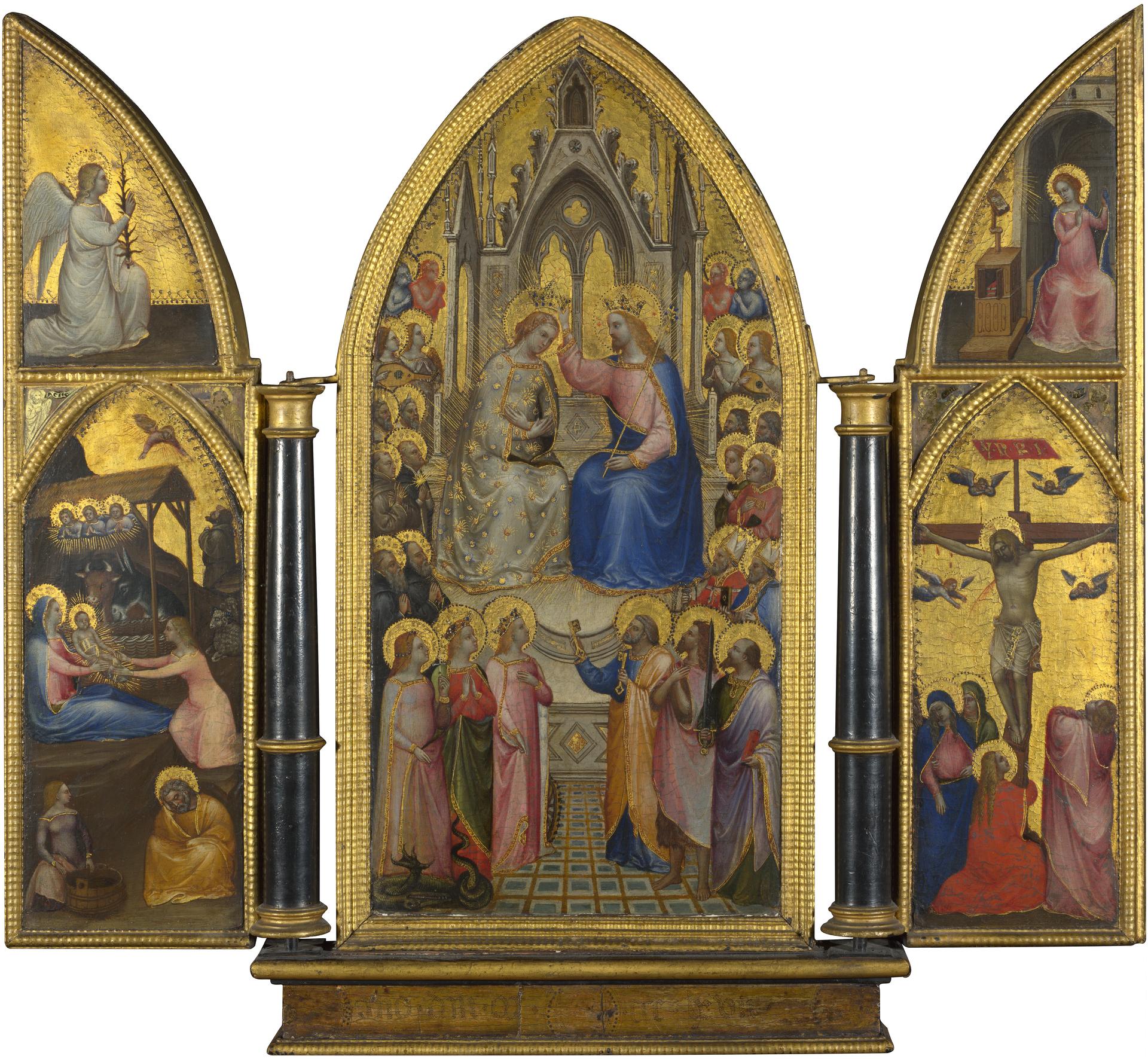 The Coronation of the Virgin, and Other Scenes