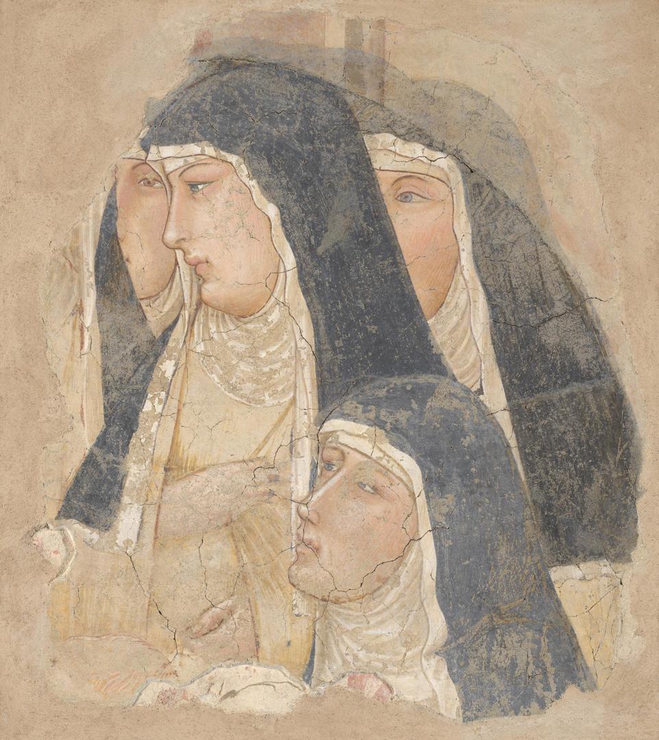 A Group of Four Poor Clares by Ambrogio Lorenzetti