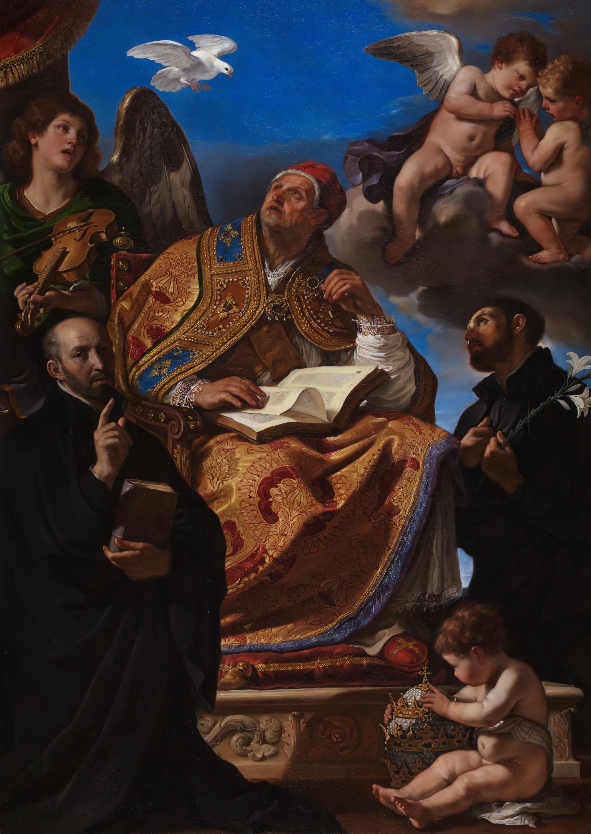 Guercino | The Dead Christ mourned by Two Angels | NG22