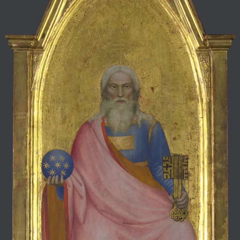 The Apocalyptic Christ (Son of Man): Central Pinnacle Panel