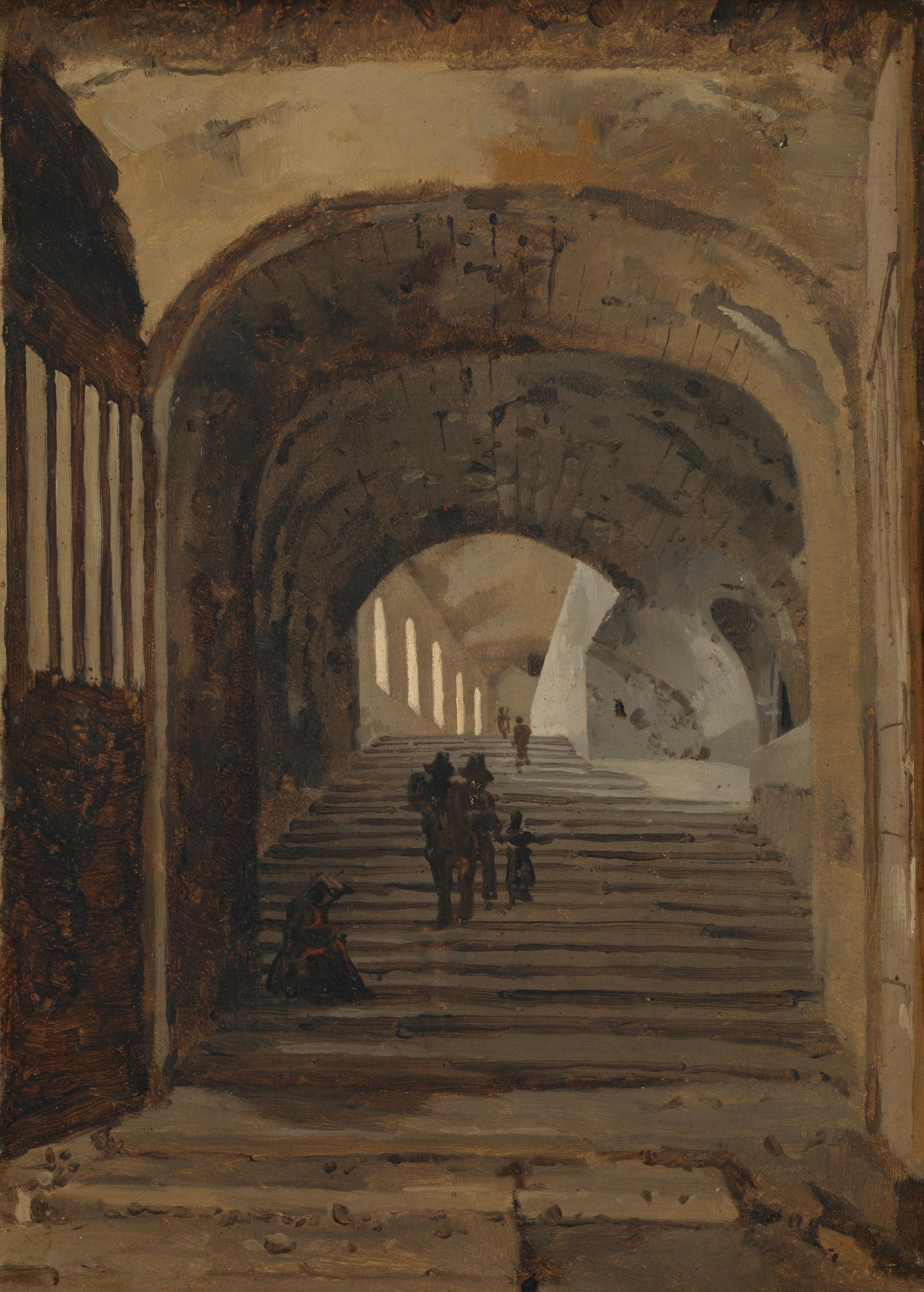 Staircase in the Villa of Maecenas, Tivoli