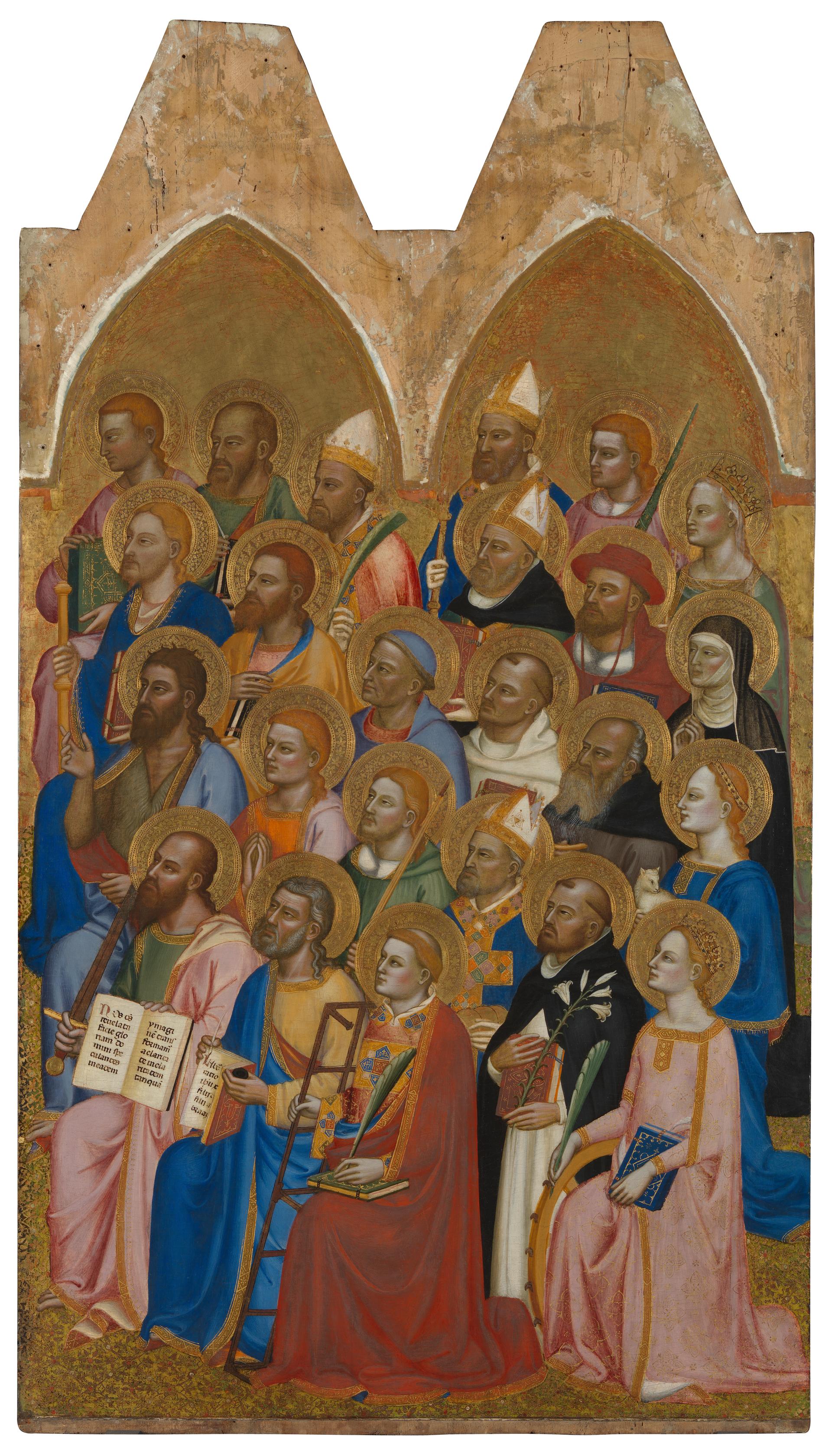 Adoring Saints: Right Main Tier Panel