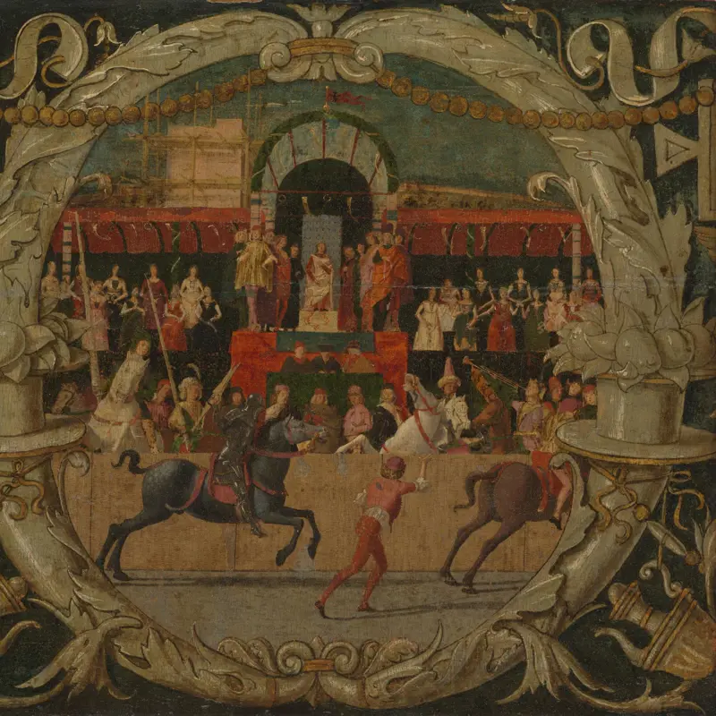 The Rape of the Sabines (before the signal)