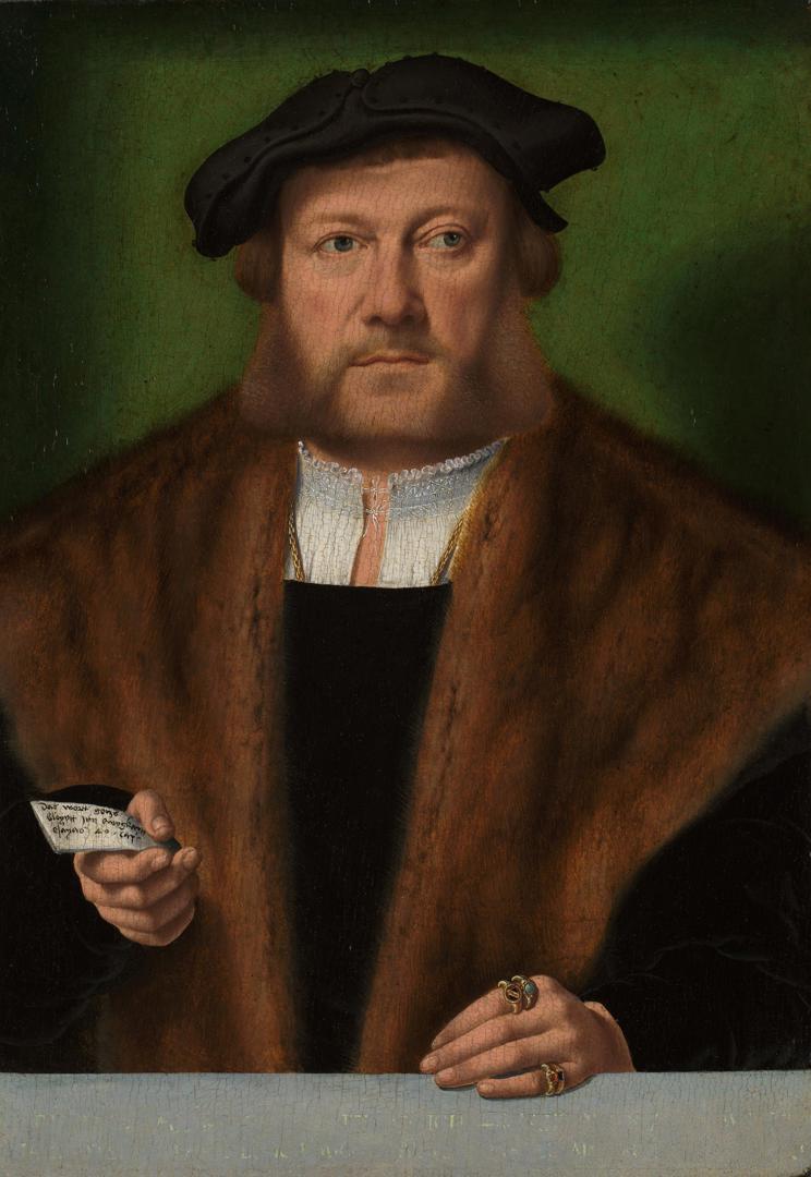 A Man, probably of the Strauss Family by Bartholomeus Bruyn the Elder