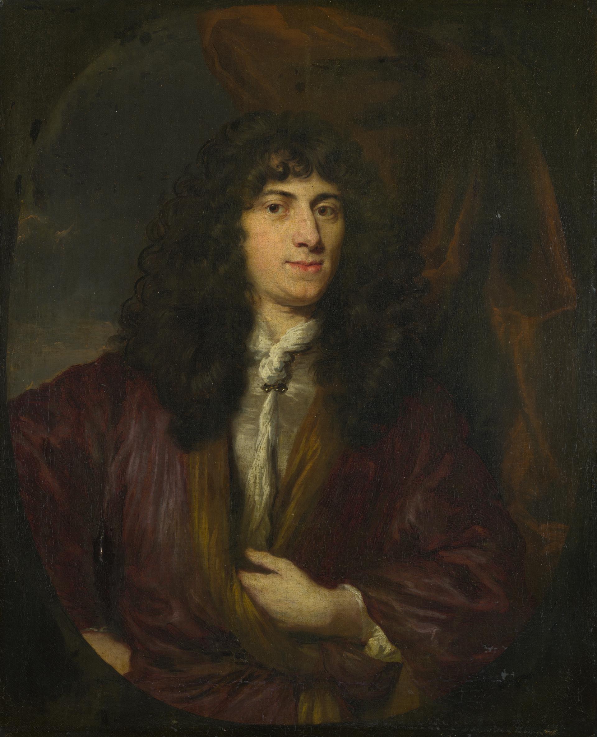 Portrait of a Man in a Black Wig