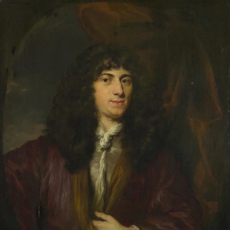 Portrait of a Man in a Black Wig
