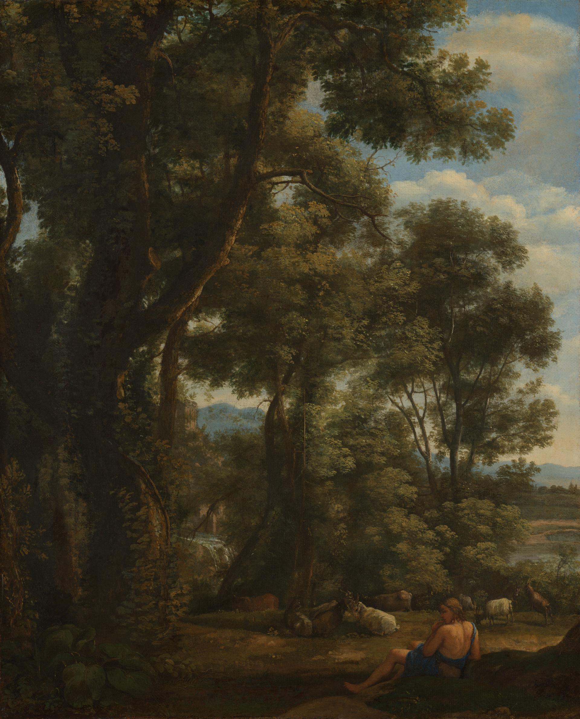 Landscape with a Goatherd and Goats