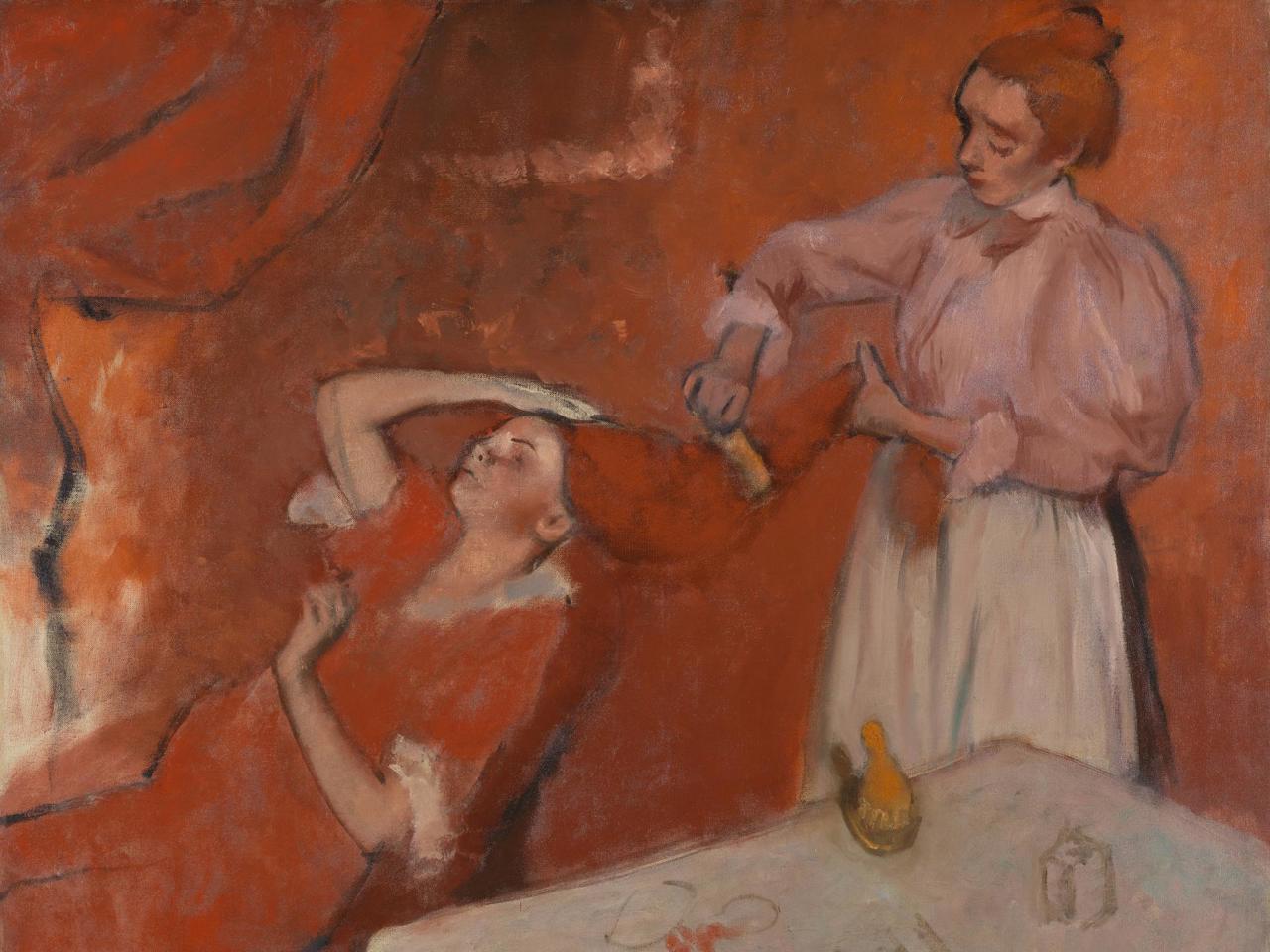 Hilaire-Germain-Edgar Degas | Combing the Hair ('La Coiffure') | NG4865 | National  Gallery, London