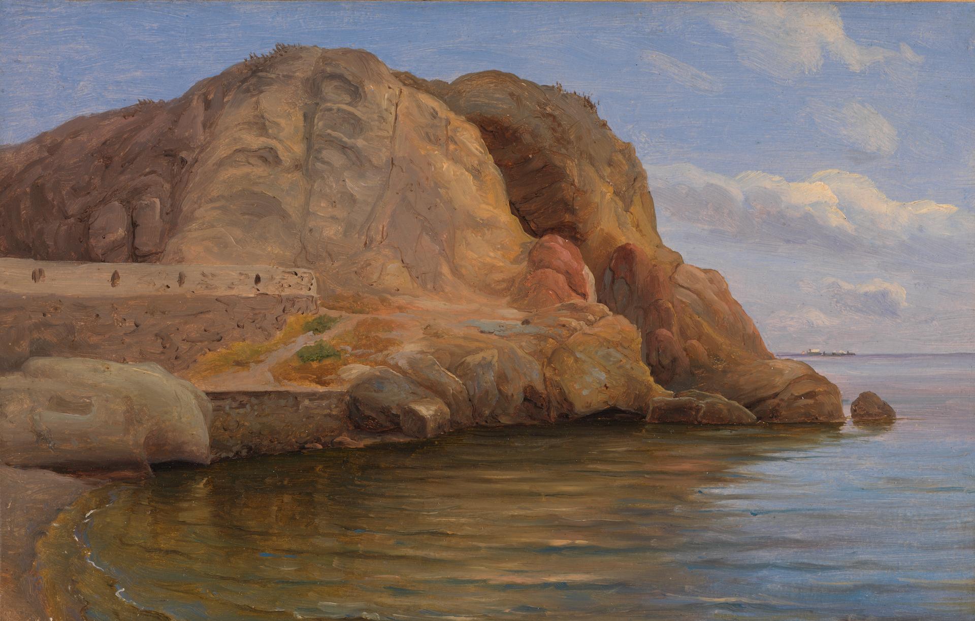 Coast scene, possibly Capri