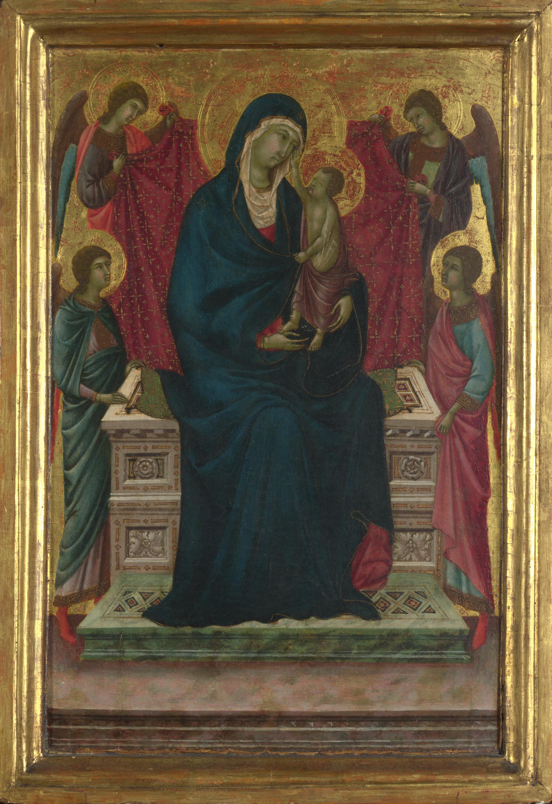 The Virgin and Child with Four Angels