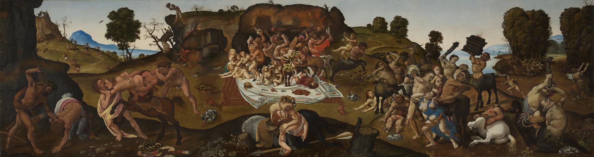 The Fight between the Lapiths and the Centaurs by Piero di Cosimo