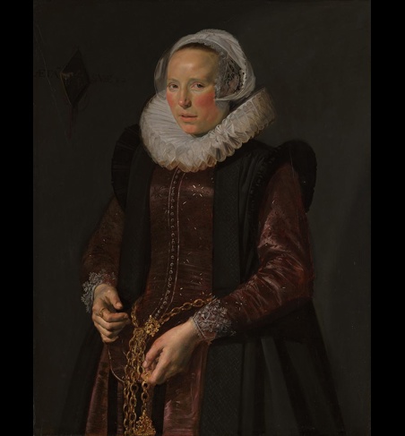 Frans Hals, 'Portrait of a Woman standing', about 1612. The Devonshire Collections, Chatsworth © The Devonshire Collections, Chatsworth. Reproduced by permission of Chatsworth Settlement Trustees