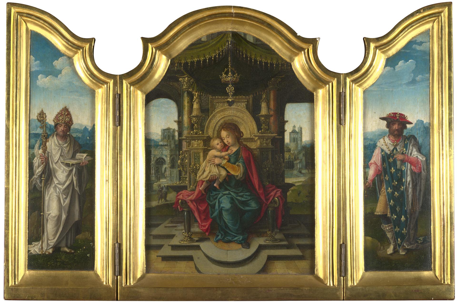 The Virgin and Child Enthroned