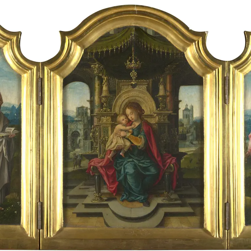 The Virgin and Child Enthroned