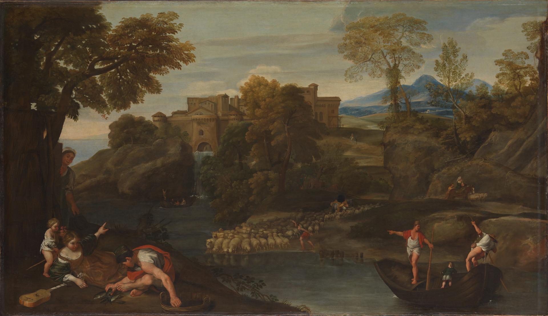 Landscape with a Fortified Town