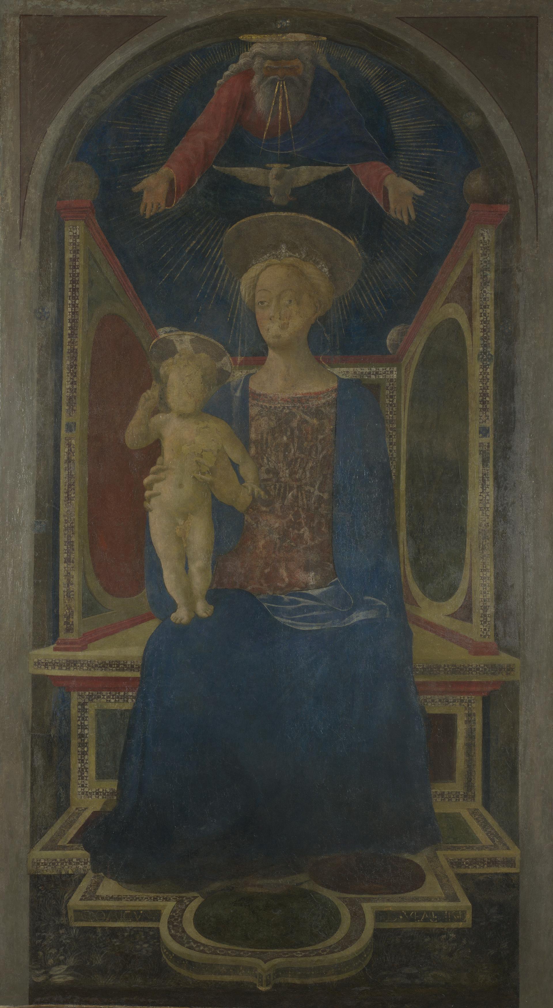 The Virgin and Child Enthroned