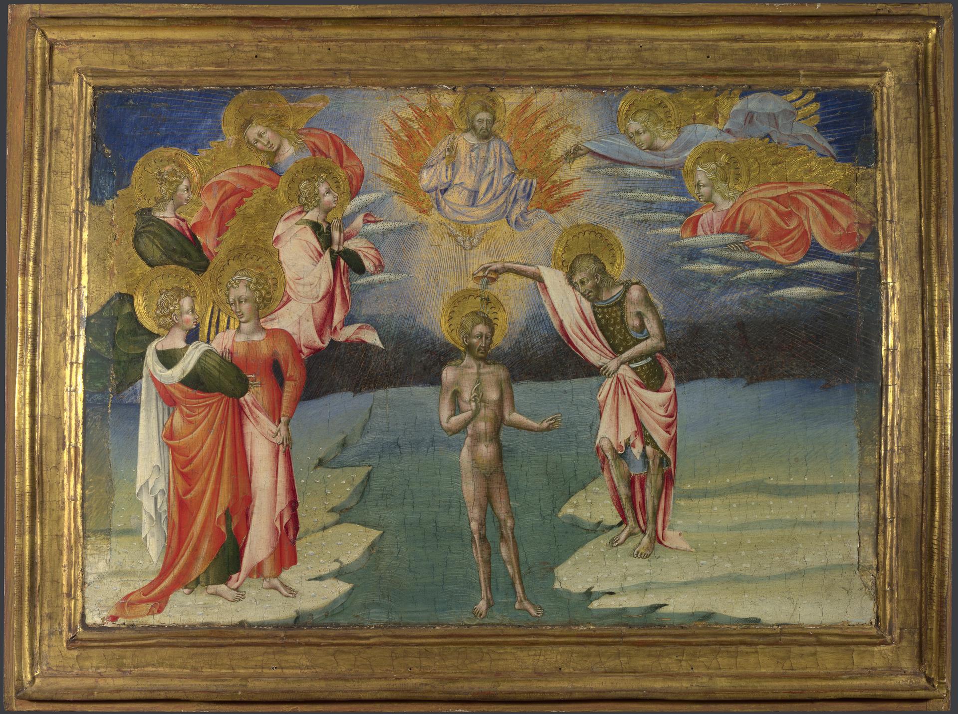 The Baptism of Christ: Predella Panel
