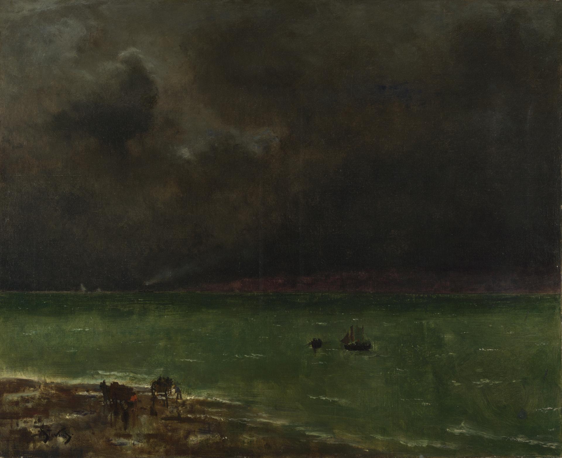 Storm at Honfleur