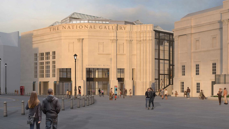 New Sainsbury wing render