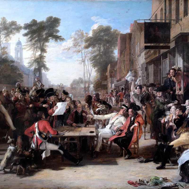 Chelsea Pensioners Reading the Waterloo Dispatch